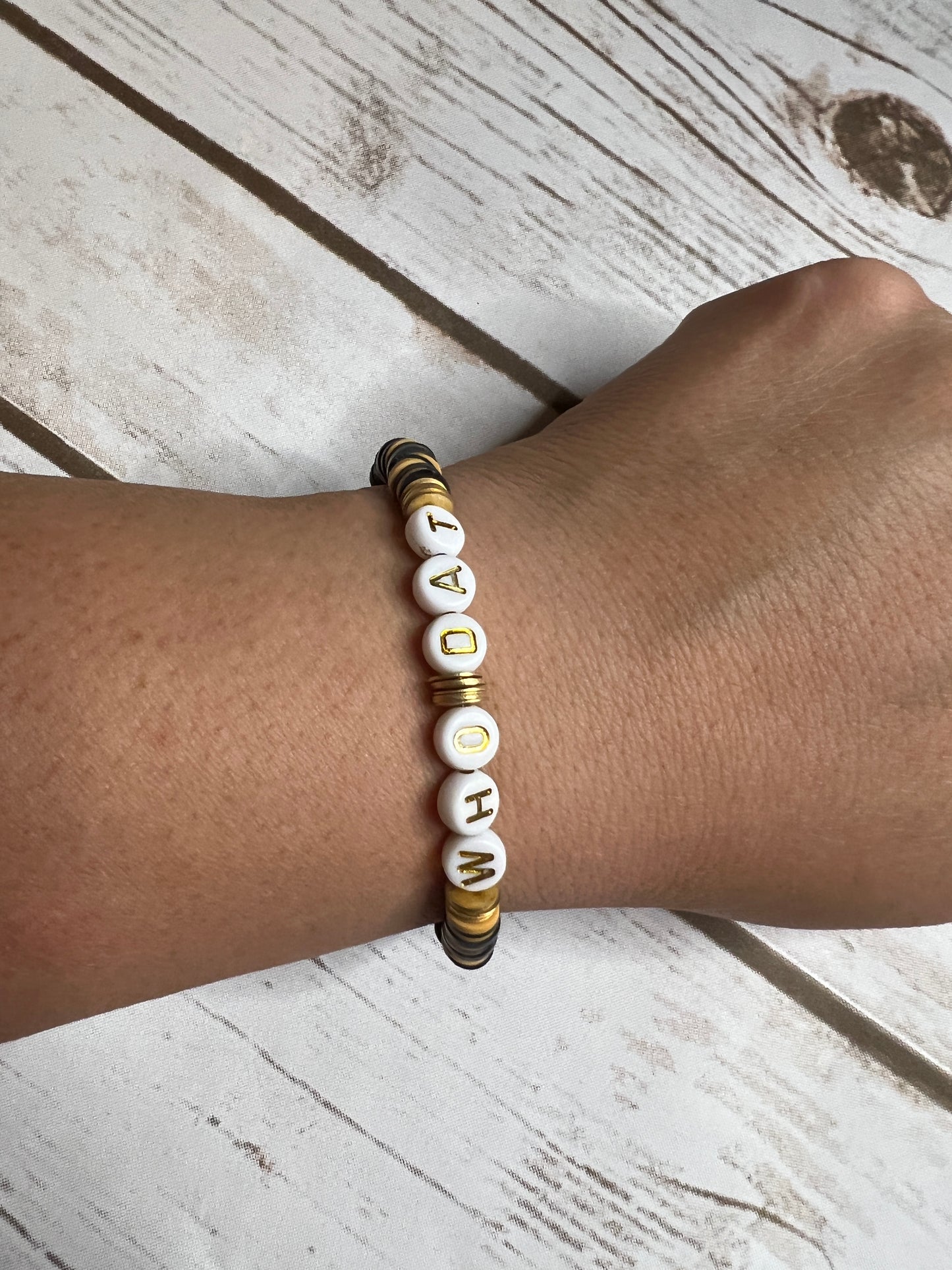 Tigers and Saints Heishi Bead Bracelets